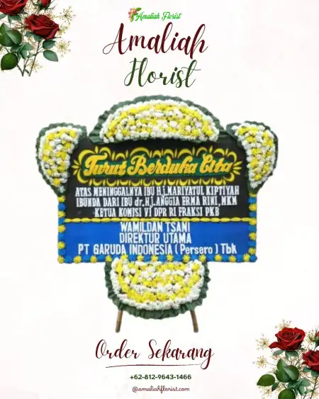 Papan Bunga Duka Opas Indah